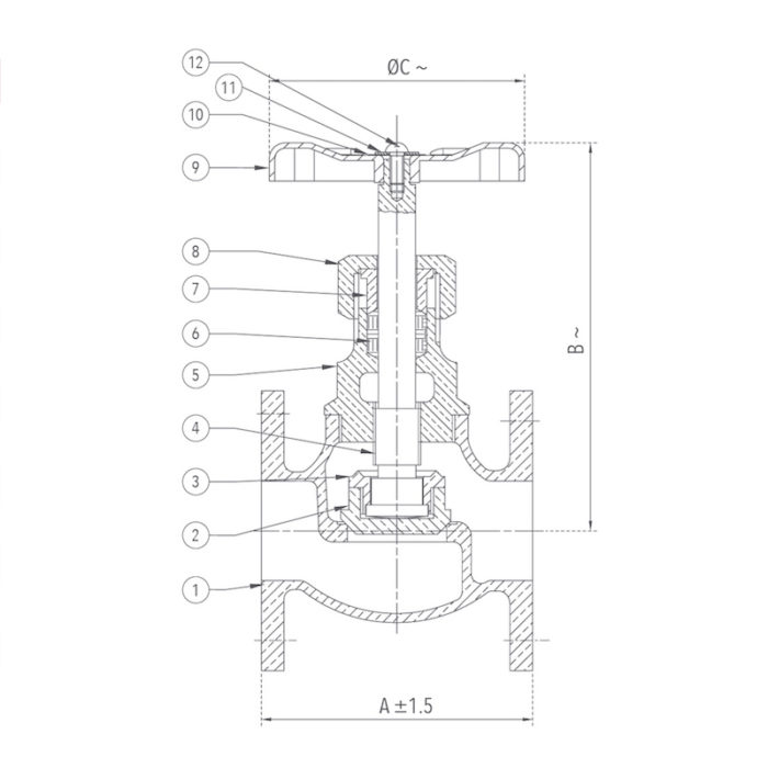 Globe Valve 25 mm