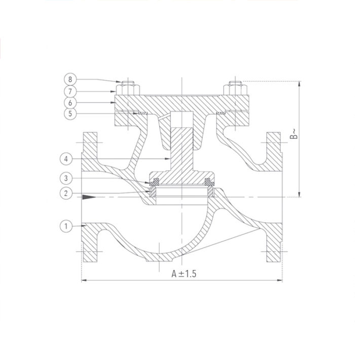 Check Valve Straight Pattern 20 mm