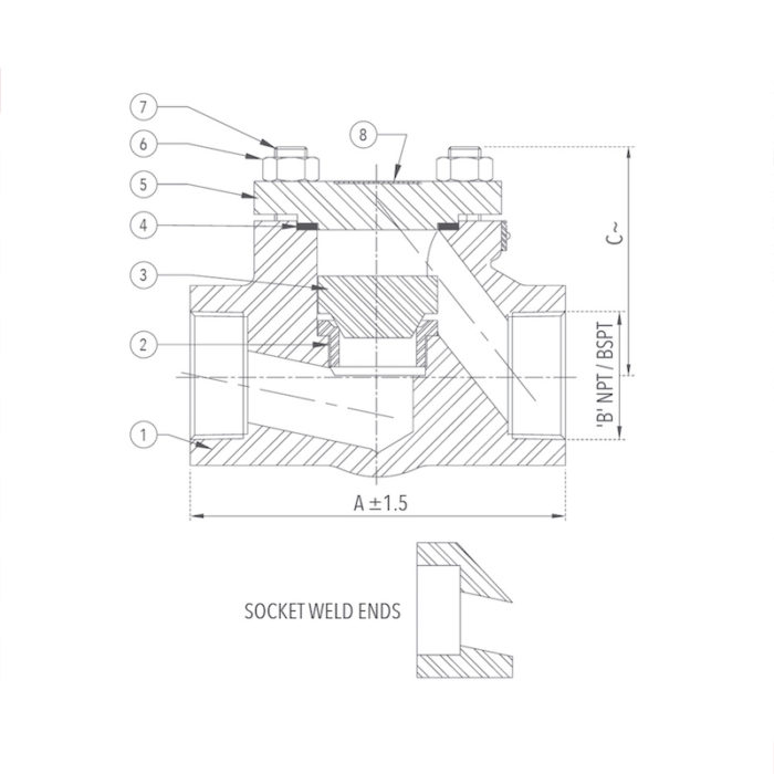 Check Valve 15 mm