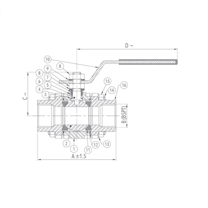 Ball Valve 20 mm