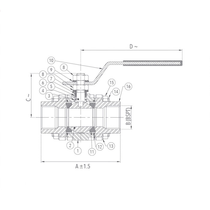 Ball Valve 15 mm