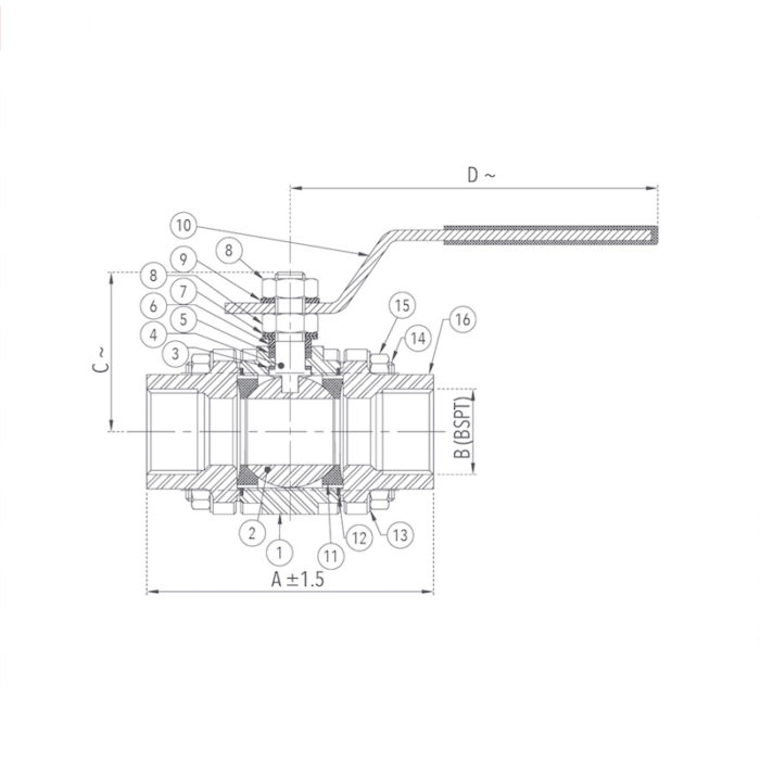 Ball Valve 25 mm