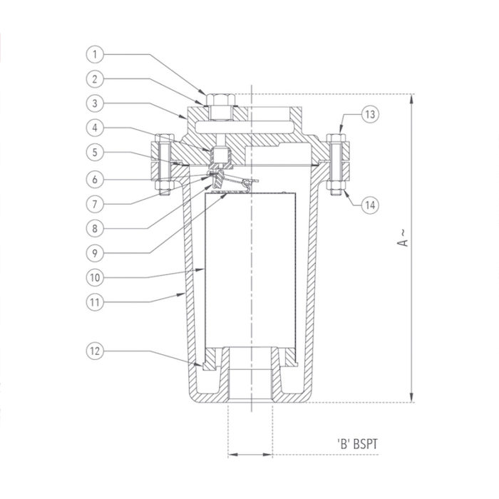 Bucket Type Valve Steam Trap 15 mm